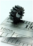 NWSL 12715-6 Worm Gear Delrin 3.00mm Bore .118" 15 Teeth 0.24 Outside Diameter 