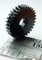 NWSL 12730-6 Worm Gear Delrin 3.00mm Bore .118" 30 Teeth 0.444 Outside Diameter 
