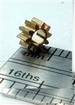 NWSL 14010-6 Reverse Worm Gear Brass 3/32" Bore .0937" 10 Teeth 0.178 Outside Diameter 