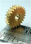 NWSL 14024-6 Reverse Worm Gear Brass 3/32" Bore .0937" 24 Teeth 0.361 Outside Diameter 
