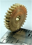 NWSL 14030-6 Reverse Worm Gear Brass 3/32" Bore .0937" 30 Teeth 0.444 Outside Diameter 