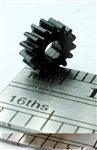 NWSL 15015-6 Reverse Worm Gear Delrin 3/32" Bore .0937" 15 Teeth 0.24 Outside Diameter 