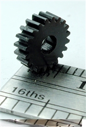 NWSL 15020-6 Reverse Worm Gear Delrin 3/32" Bore .0937" 20 Teeth 0.306 Outside Diameter 