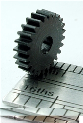 NWSL 15024-6 Reverse Worm Gear Delrin 3/32" Bore .0937" 24 Teeth 0.361 Outside Diameter 