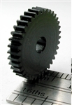 NWSL 15736-6 Reverse Worm Gear Delrin 3.0mm Bore .118" 36 Teeth 0.527 Outside Diameter 