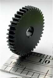 NWSL 15740-6 Reverse Worm Gear Delrin 3.0mm Bore .118" 40 Teeth 0.583 Outside Diameter 
