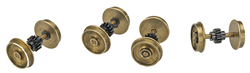 NWSL 2580-6 HO ROCO/Model Power RF-16 Nickel Wheelsets HO 40"/110 