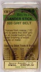 NWSL 2808-9 Replacement Belt For Sanding Sticks For 320 Grit Green Sanding Stick #53 25039