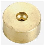 NWSL 417-6 HO Brass Flywheel Press-fit 5/32"-4.0mm Shaft x 31mm-1.25" OD x 16mm Length