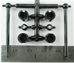 NWSL 491-6 Universal Driveline Couplers 3.0mm Primary Cups Shaft 2.4mm Additional Cups 3/16" Ball Diameter 