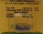 NWSL 5205-5 Plastic Insulating Pan Head Screws 2 x 5 x 4mm