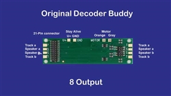 Nix Trains NTZ4 Decoder Buddy V1 Locomotive Motherboard with 21-Pin Decoder Socket With 1.0K Ohm Resistor