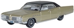 Oxford 87BE68001 HO 1968 Buick Electra 225 Assembled Ivory Gold Mist Black