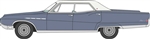Oxford 87BE68002 HO 1968 Buick Electra 225 Assembled Medium Teal Blue Mist Parchment