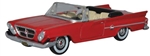 Oxford 87CC61001 HO 1961 Chrysler 300 Convertible Assembled Top Down