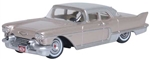 Oxford 87CE57004 HO 1957-1965 Cadillac Eldorado Brougham Assembled Sandalwood Beige White