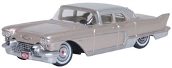 Oxford 87CE57004 HO 1957-1965 Cadillac Eldorado Brougham Assembled Sandalwood Beige White