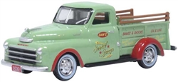 Oxford 87DP48003 HO 1948 Dodge B-1B Pickup Truck Assembled Dans Service Garage