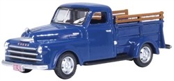 Oxford 87DP48006 HO 1948 Dodge B-1B Pickup Truck Waterway Blue
