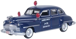 Oxford 87DS46005 HO 1946-1948 Desoto Suburban Sedan Assembled Junction City Ambulance