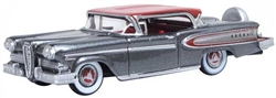 Oxford 87ED58008 HO 1958 Ford Edsel Citation Assembled Silver Gray Ember Red