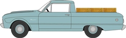 Oxford 87FA60002 HO 1960 Ford Falcon Ranchero Assembled Meadowvale Green with Load