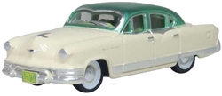 Oxford 87KM53001 HO 1953 Kaiser Manhattan Assembled Stardust Ivory Jade Green