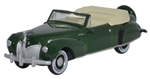 Oxford 87LC41002 HO 1941 Lincoln Continental Convertible Top Down Spode Green