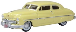 Oxford 87ME49011 HO 1949 Mercury Eight Coupe Assembled Calabash Yellow