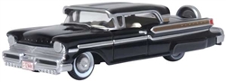 Oxford 87MT57005 HO 1957 Mercury Montclair Assembled Tuxedo Black Moonmist Yellow