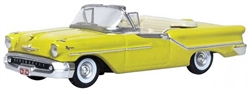 Oxford 87OC57001 HO 1957 Oldsmobile 88 Convertible Assembled Coronado Yellow