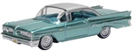 Oxford 87PB59003 HO 1959 Pontiac Bonneville Assembled Seaspray Green