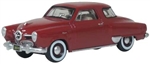 Oxford 87SC50003 HO 1950 Studebaker Champion Starlight Coupe Assembled Comanche Red