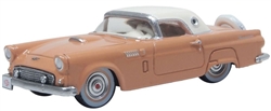 Oxford 87TH56009 HO 1956 Ford Thunderbird Assembled Buckskin Tan Cream
