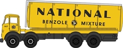Oxford NFG015 N Foden FG Cylindrical Tanker Assembled National Benzole