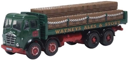 Oxford NFG016 N Foden FG Dray Flatbed Truck with Load Assembled Watneys