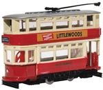 Oxford NTR008 N Dick Kerr Double-Deck Trolley Assembled London Transport