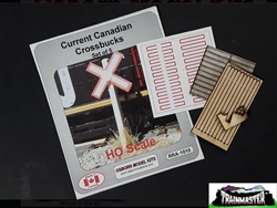 Osborn Model Kits 1010 HO Current Crossbucks 5St Kit