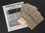 Osborn Model Kits 1013 HO Commercial Fence 5 Sect Kit