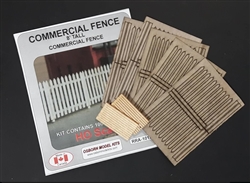 Osborn Model Kits 1013 HO Commercial Fence 5 Sect Kit