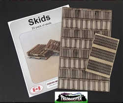 Osborn Model Kits 1016 HO Skids 20Pk Kit