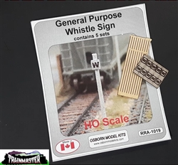 Osborn Model Kits 1019 HO G/P Whistle Posts 5Set Kit