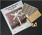 Osborn Model Kits 1031 HO Bilingual Crossbucks Kit