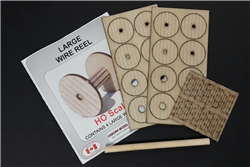Osborn Model Kits 1032 HO Osborm Model Kit 1032 Large Wire Reels Kit 4 Pack
