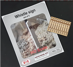 Osborn Model Kits 1033 HO Whistle Signs 5 Set Kit