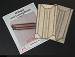 Osborn Model Kits 1036 HO 45 Crossing Boards 2 pk Kit