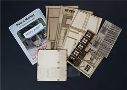 Osborn Model Kits 1062 HO Pete's Market Kit