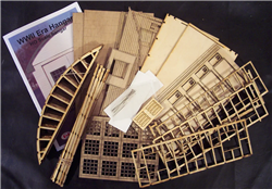Osborn Model Kits 1078 HO Hangar Kit
