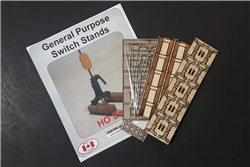 Osborn Model Kits 1086 HO GP Switch Stands Kit 10 Pack