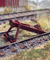 Osborn Model Kits 1096 HO Rail End Bumper 4 pk Kit